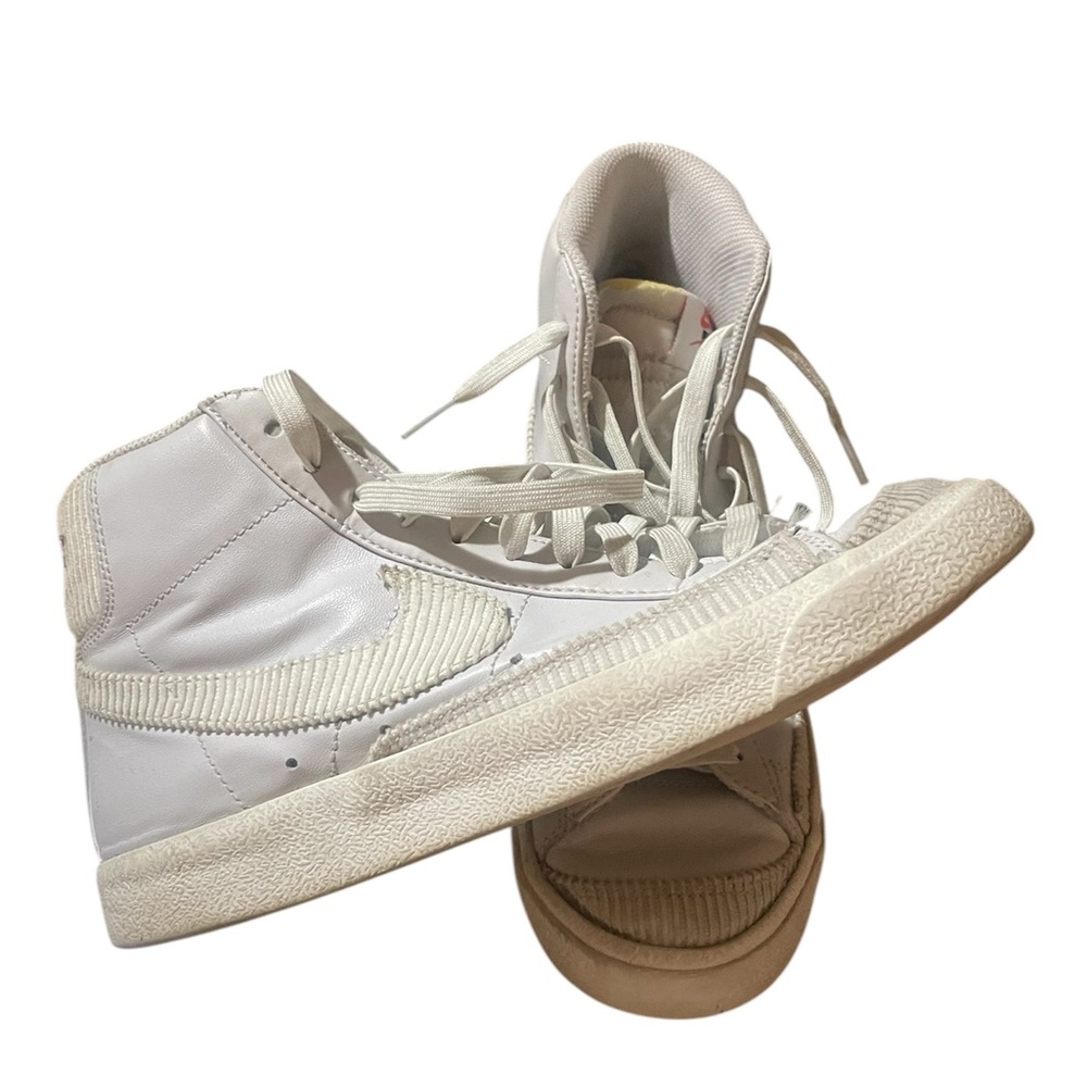 Nike Blazer Mid '77 EMB Men's Vast Gray/White Sneakers, Size 7